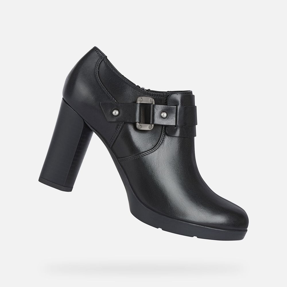 Calcanhares Geox Senhora Pretas - Anylla Altas - IYFPL5341